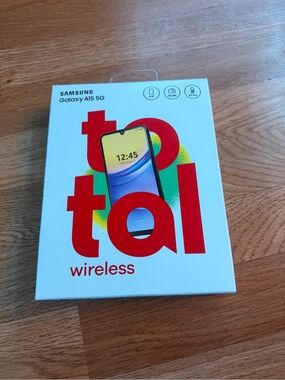 Samsung Galaxy A15 5G 64GB Black Total Wireless Prepaid Smartphone NEW